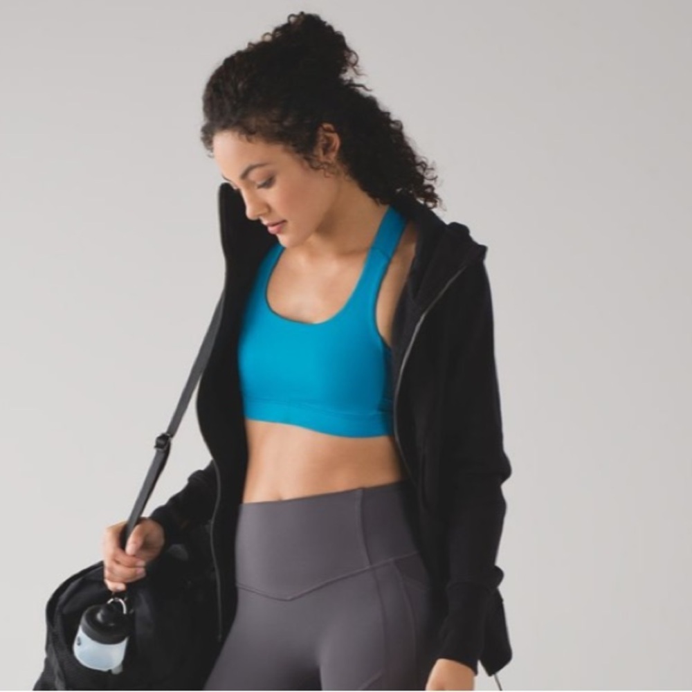 Lululemon Fast Lane Bra Indian Ocean - Picture 5 of 9